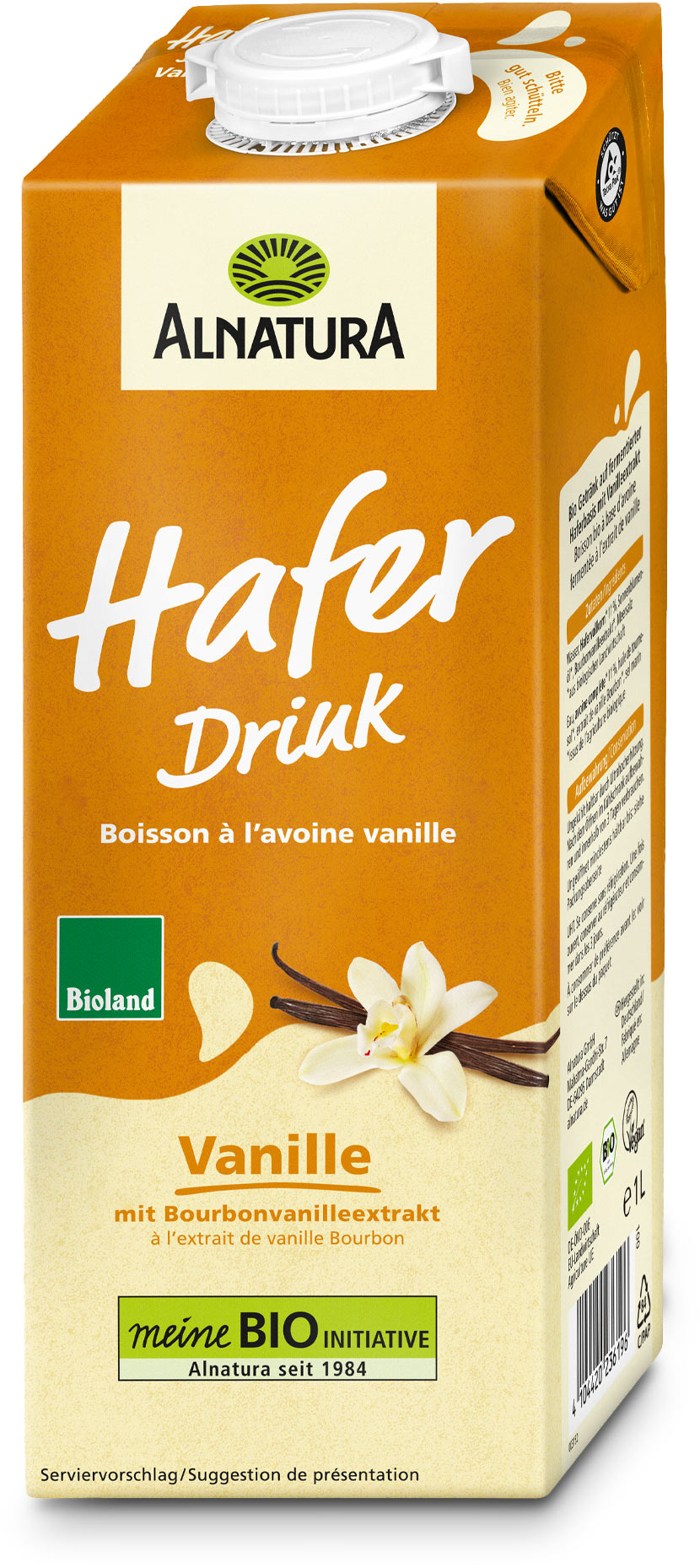 Alnatura Bio Hafer Drink Vanille Vegan