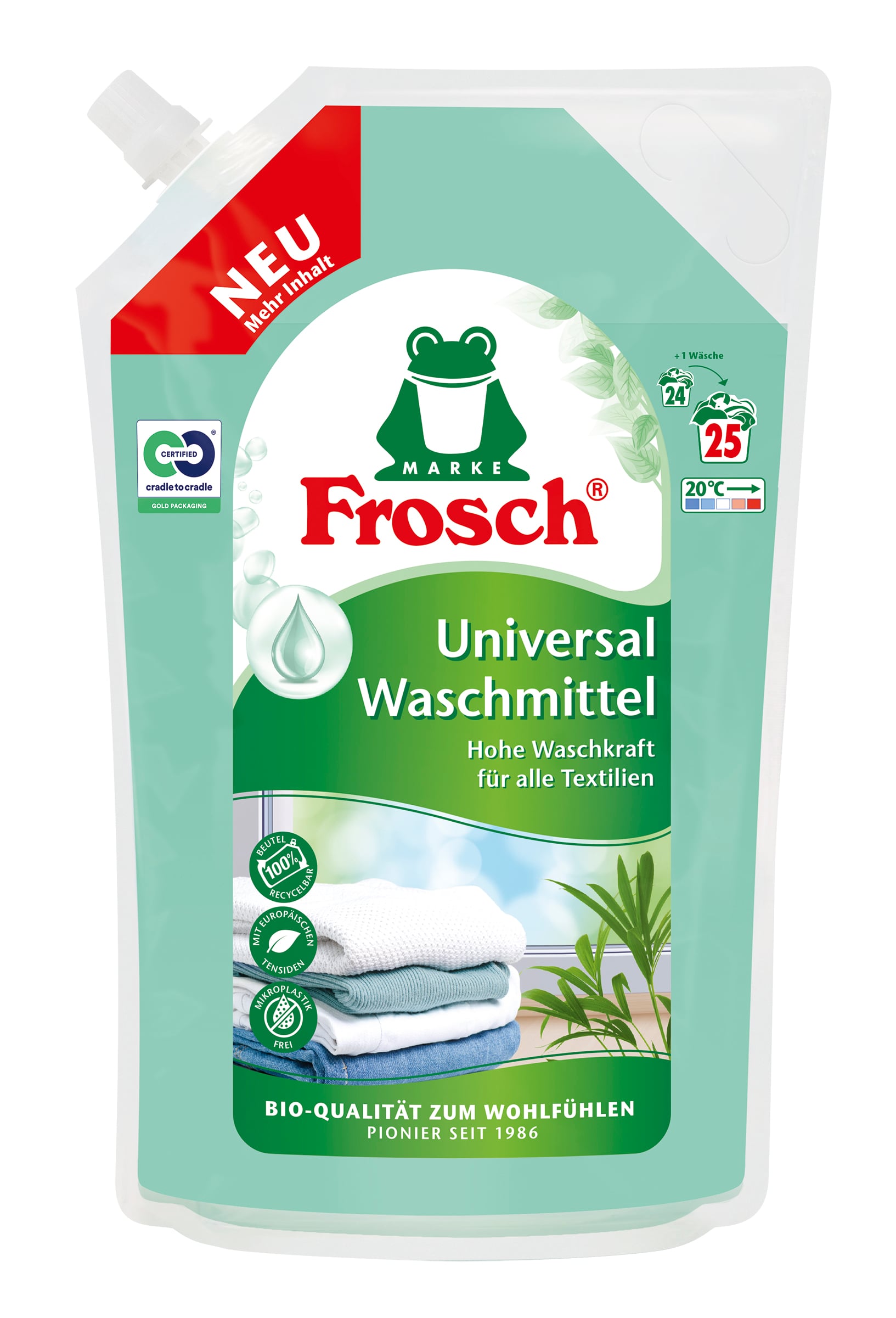 Frosch Sensitiv-Waschmittel Aloe Vera