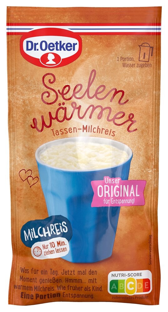Dr. Oetker Seelenwärmer Tassen-Milchreis