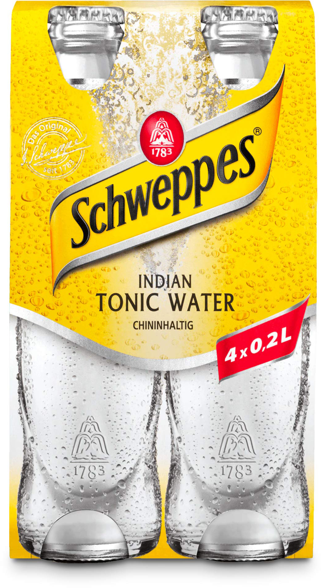 Schweppes Indian Tonic Water 4x0,2 L (MEHRWEG)