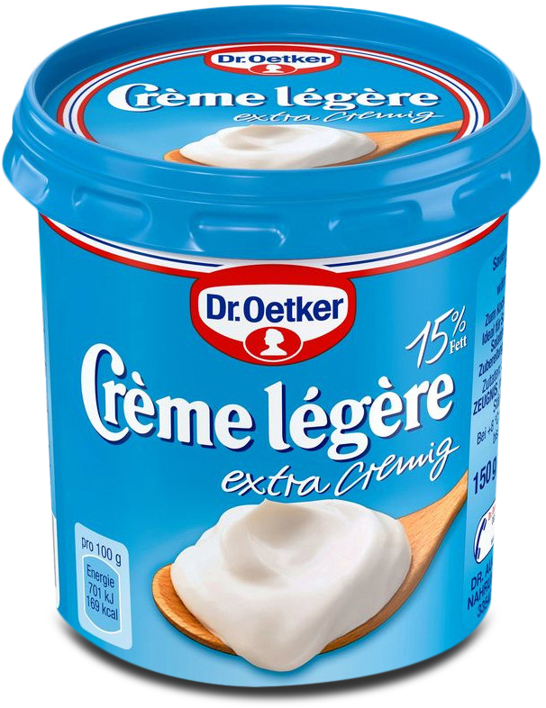 Dr. Oetker Creme Legere 15 Fett
