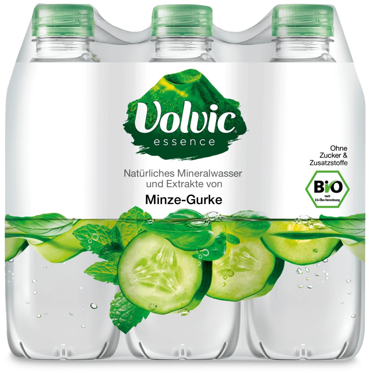 Volvic BIO Essence Mint-Cucumber 6x0,75 l PET (ONE WAY)
