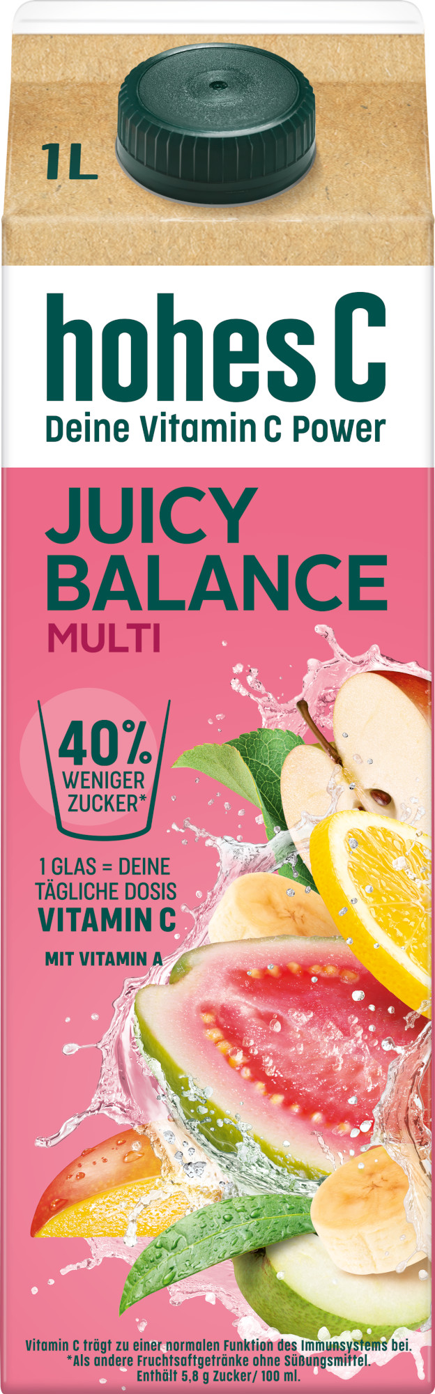 Hohes C Juicy Balance Roter Multivitamin