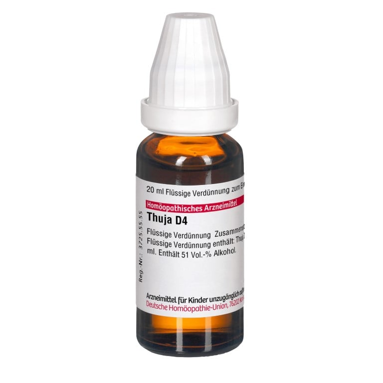 DHU Thuja D4 Dilution, 20 ml Lsung