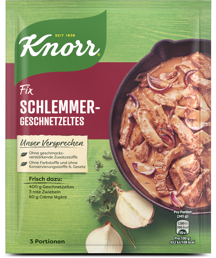 Knorr Fix Schlemmer-Geschnetzeltes