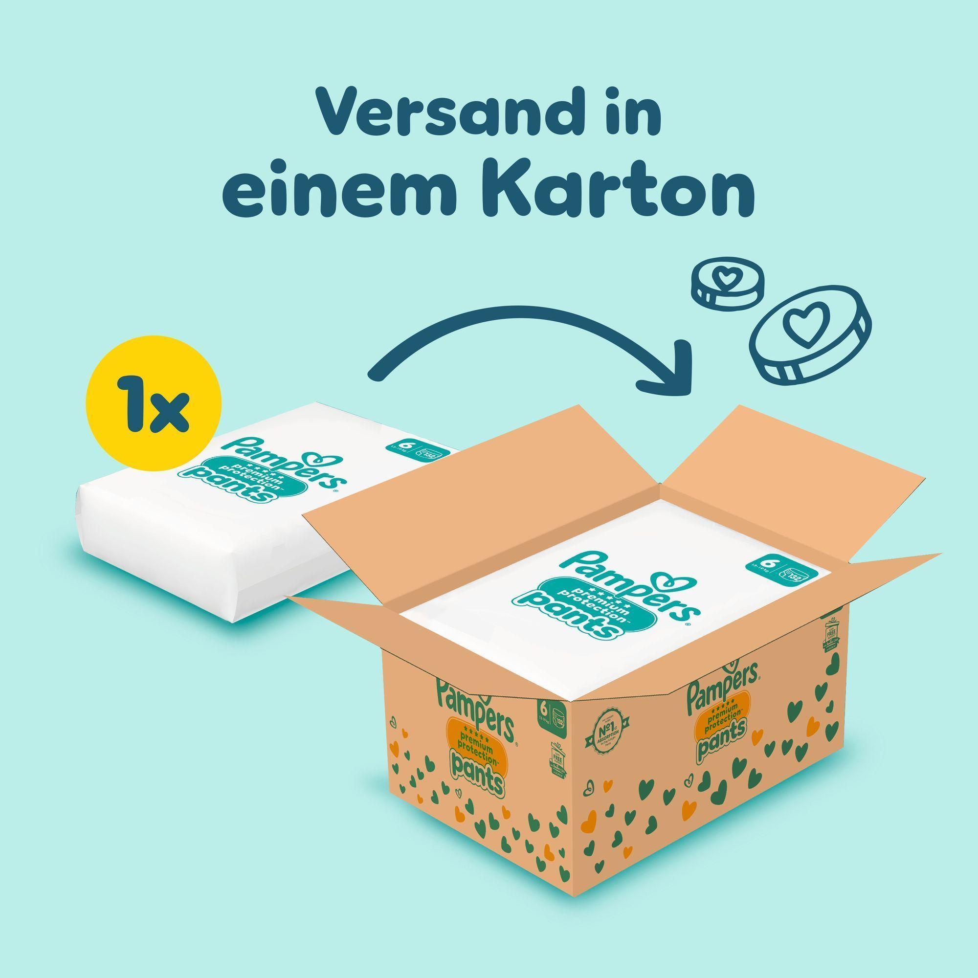Pampers Progressi Unterhose Windeln Größe 6 – Kuschelig, Trocken & Einfach An-/auszuziehen, 60 Stück