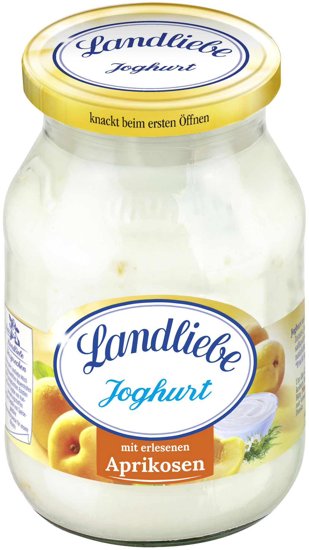 Glas Joghurt Landliebe Aprikose