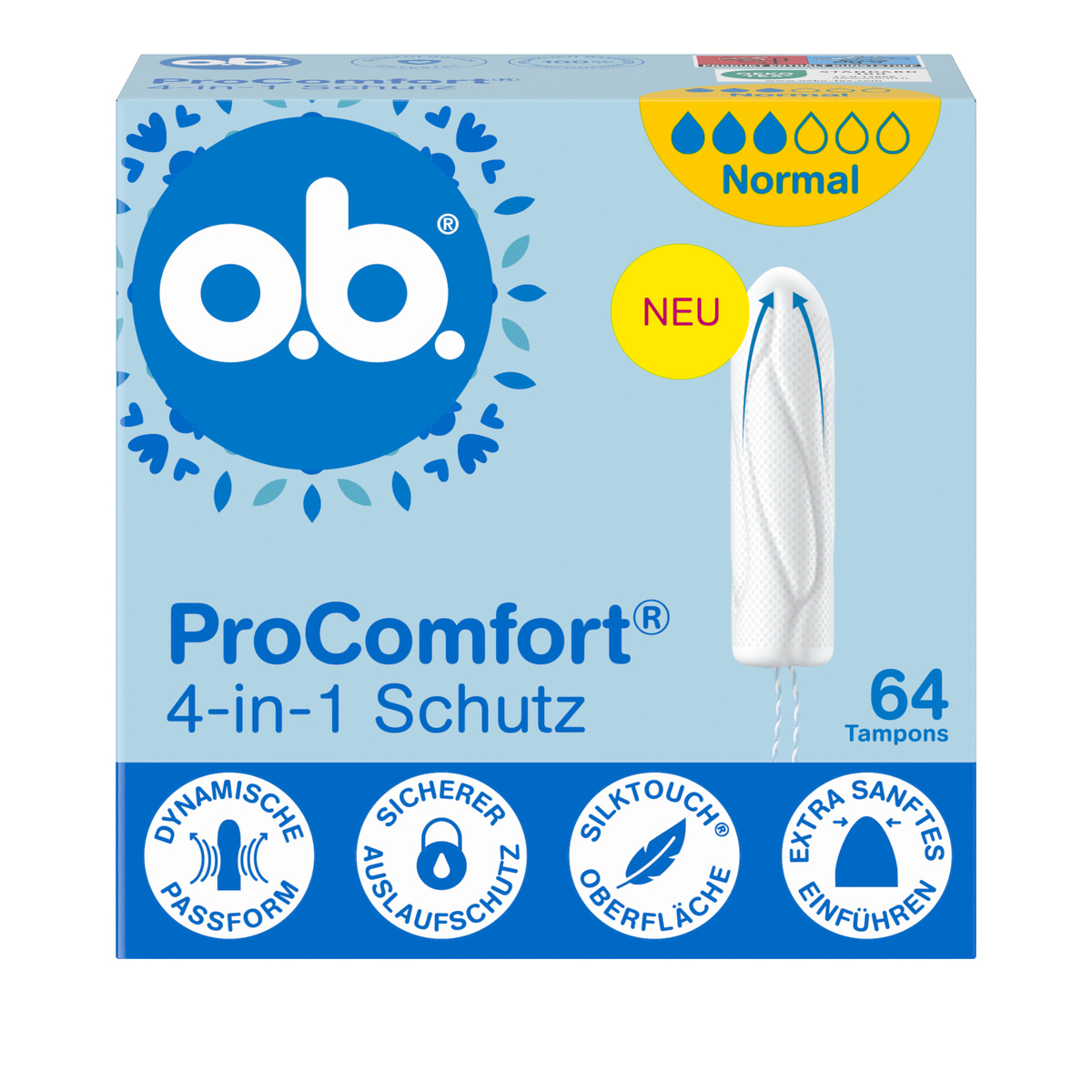 o.b. ProComfort Mini auch für leichte Tage Tampons