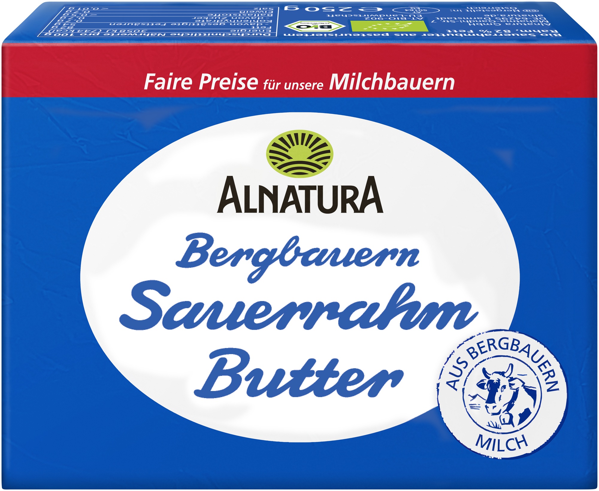 Alnatura BIO Bergbauern Sauerrahmbutter