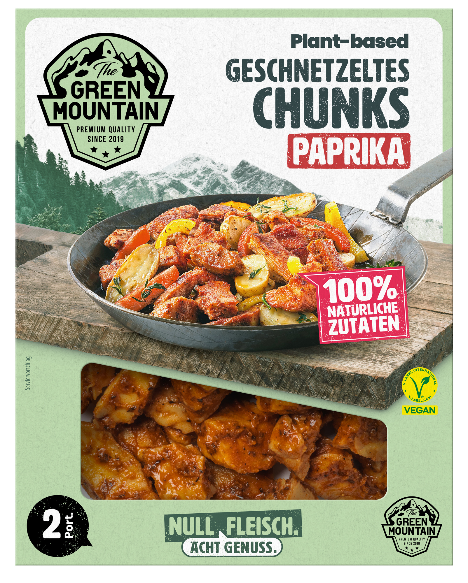 The Green Mountain Burger VEGAN