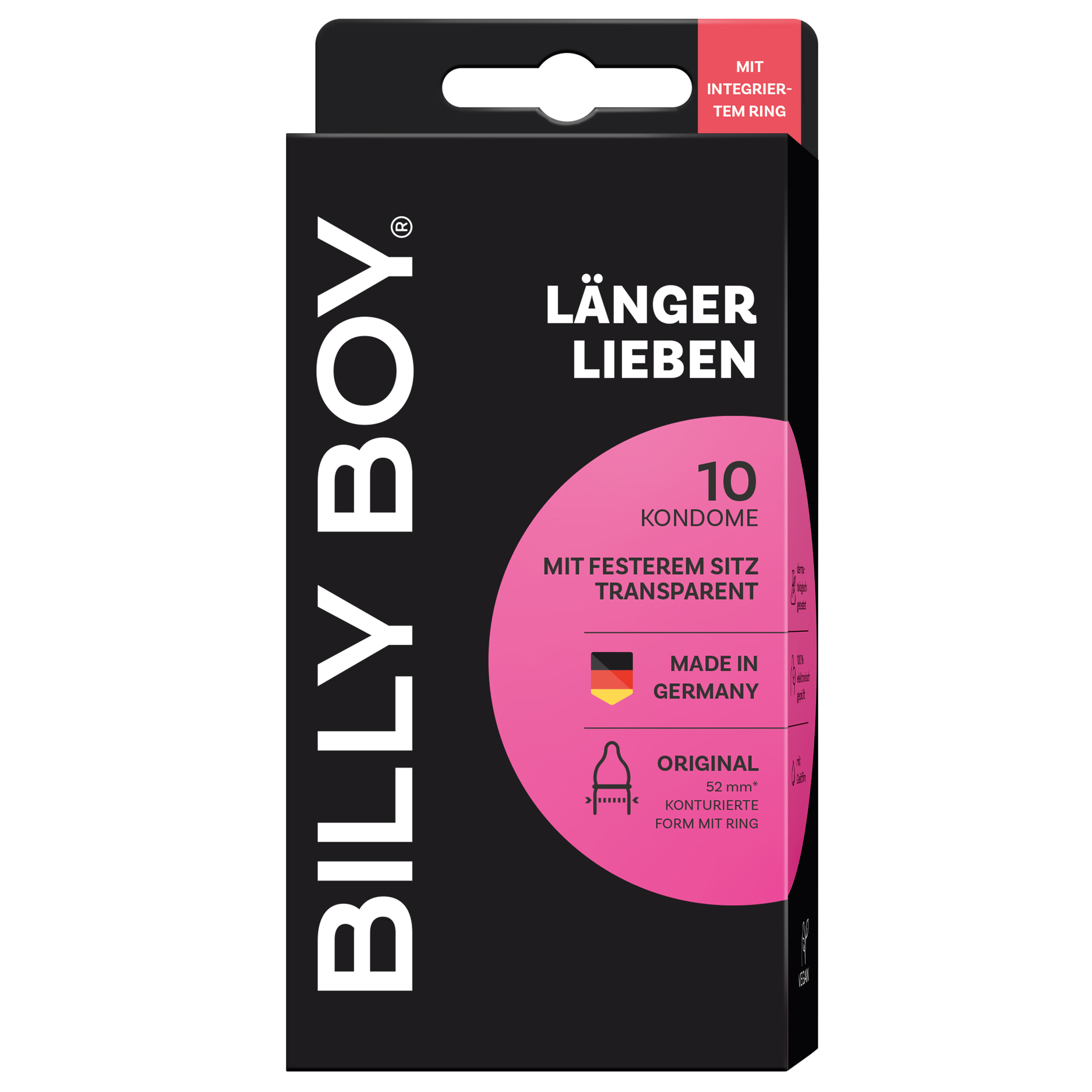 BILLY BOY Kondome Bunte Vielfalt 10er, 52 mm