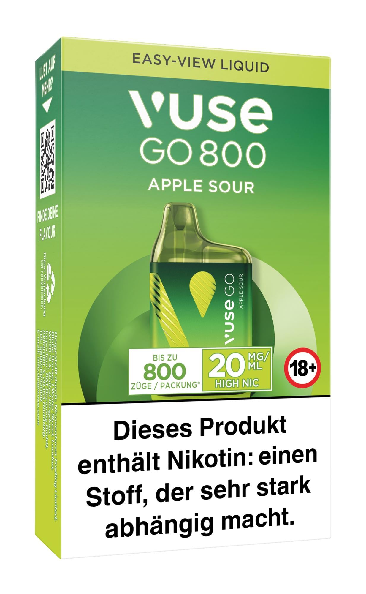 VUSE GO 800 Apple Sour VUSE GO 800 Apple Sour