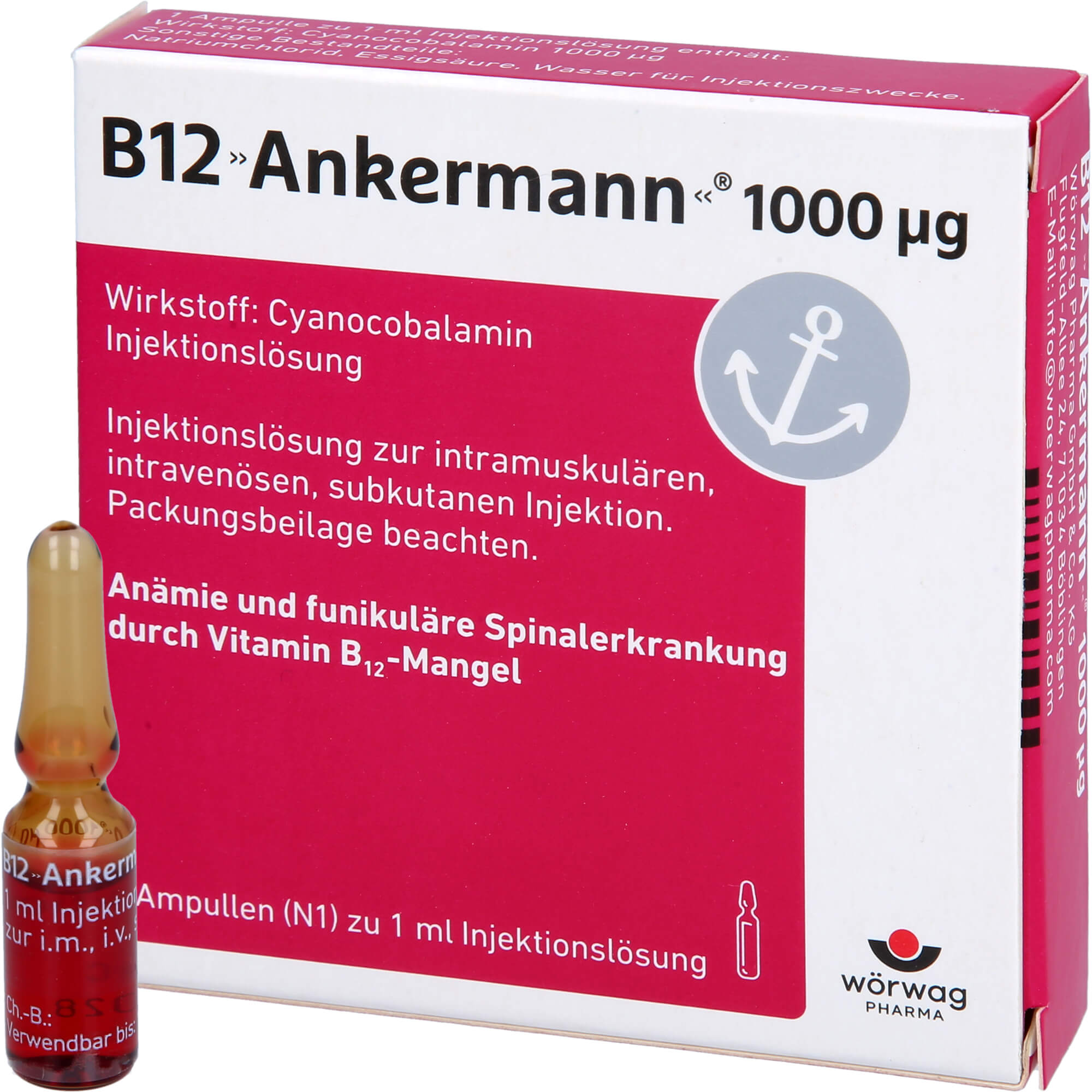 buy b12 injections germany ANKERMANN 1000 μg solution for injection Amp Bacteriostatic water 30ml | Quantity of Syringe/Needle Combos:100 Syringes & Needles No Discount contains homeopathically potentiated information