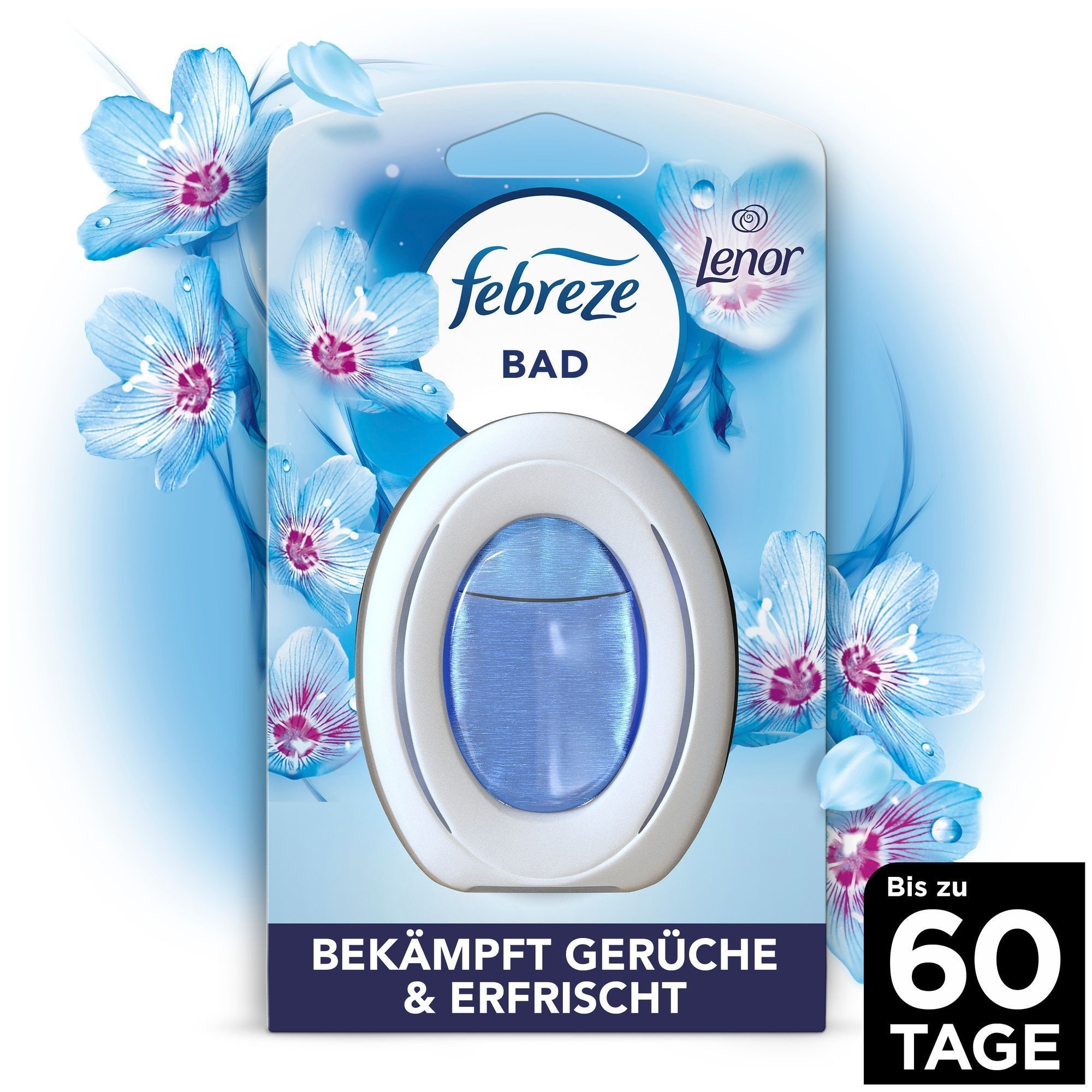 Febreze Aprilfrisch Bad Lufterfrischer, Kontinuierliche Geruchsbekämpfung und -verhinderung
